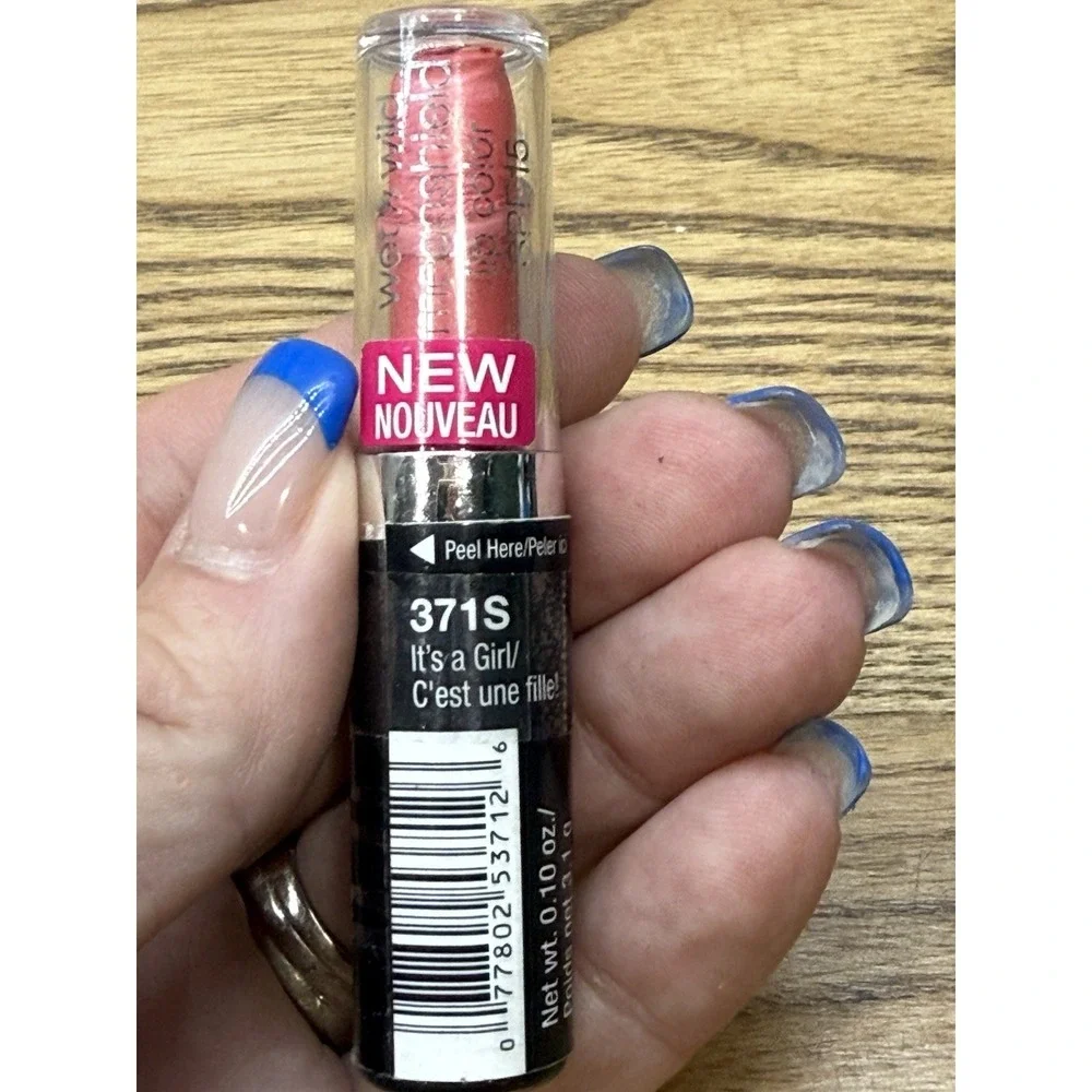 Wet n Wild MegaShield Lip Color - 371S It's A Girl - SPF15 - Sealed Discontinued